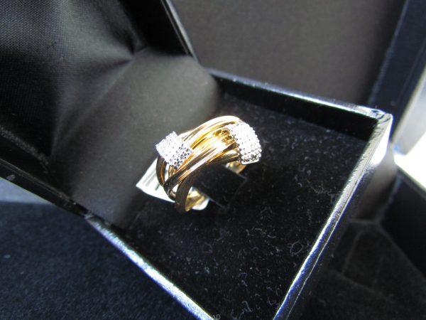 Anel com Brilhantes - Ouro 18K - Ref: FAN4860