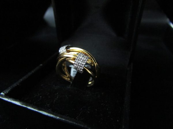 Anel com Brilhantes - Ouro 18K - Ref: FAN4860