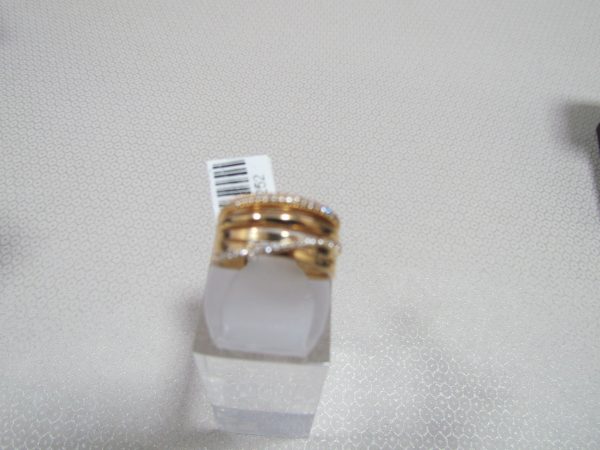 Anel com Zirconias - Ouro 18K - Ref: AAN9603Z