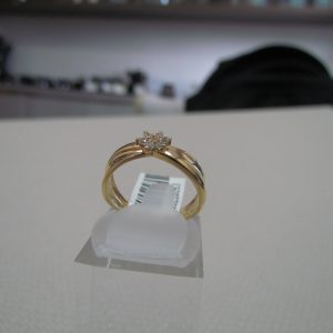 Anel em Ouro 18k com Zirconias - Ref: KA1395ZBC